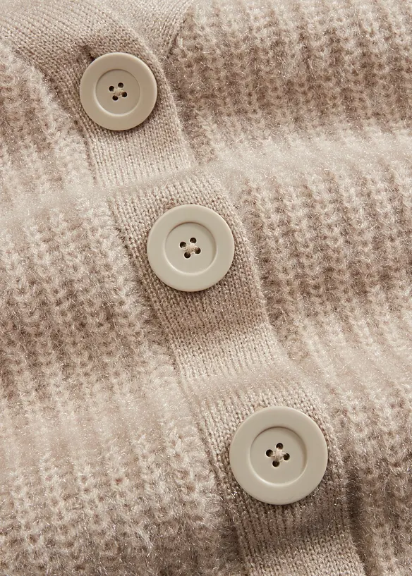 Žebrovan&yacute; kab&aacute;tek ze silněj&scaron;&iacute; pleteniny, bonprix