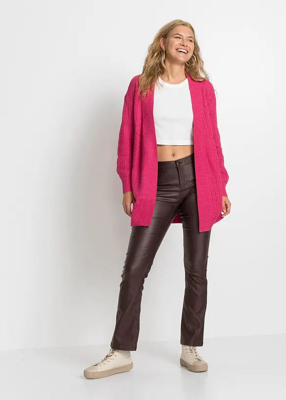 Dlouh&yacute; pleten&yacute; kab&aacute;tek, bonprix