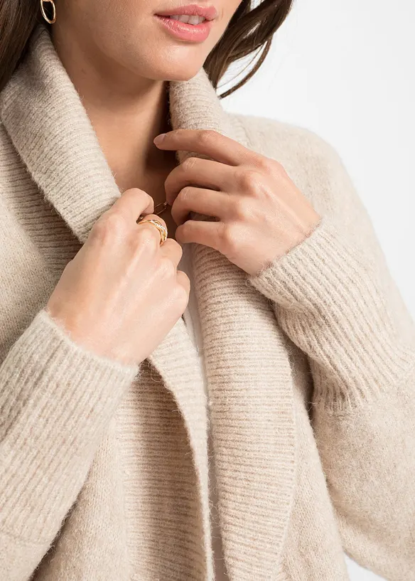 Dlouh&yacute; pleten&yacute; kab&aacute;tek, bonprix