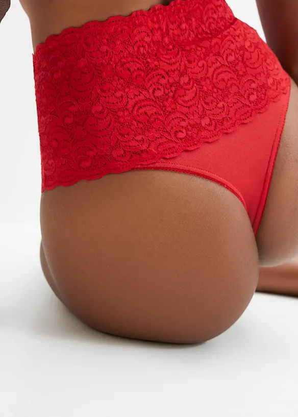 Stahovac&iacute; kalhotky tanga, středn&iacute; tvaruj&iacute;c&iacute; efekt (2 ks v balen&iacute;), bonprix