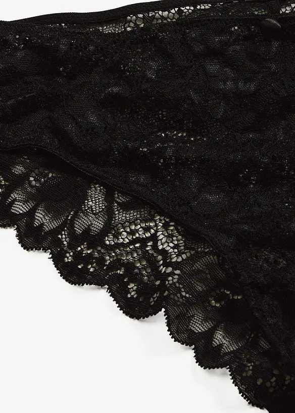 Minikalhotky s květovanou krajkou, bonprix