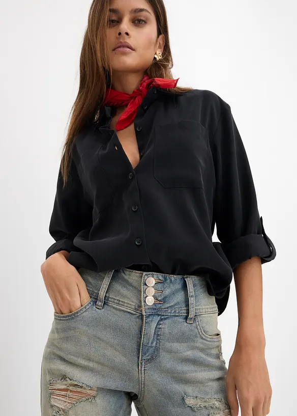 Strečov&eacute; Skinny dž&iacute;ny, High Waist, bonprix