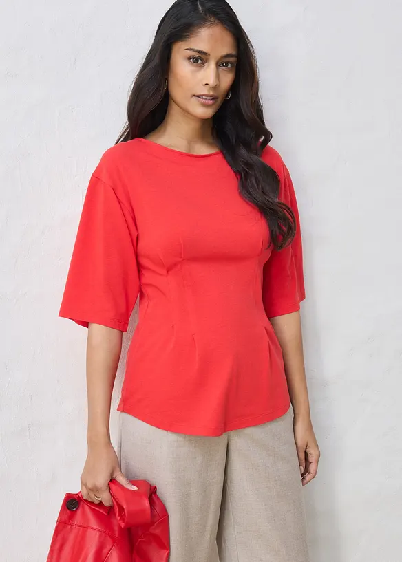 Triko z bavlněn&eacute; směsi, bonprix