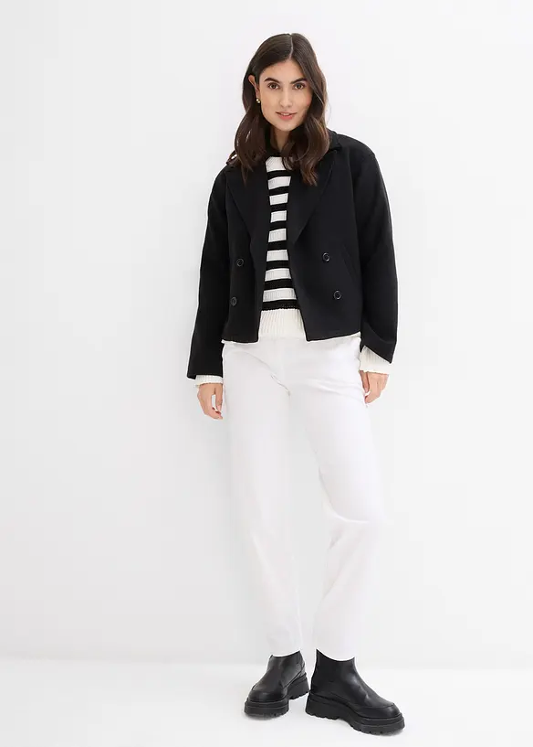 Bavlněn&aacute; oversize ko&scaron;ile s 3/4 ruk&aacute;vem, bonprix