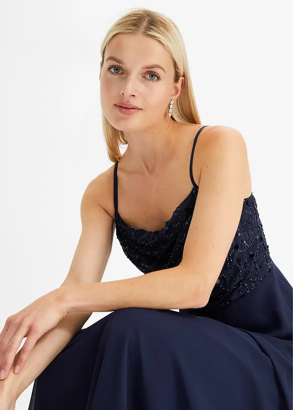 &Scaron;aty na ram&iacute;nka, s v&yacute;&scaron;ivkou s flitry, bonprix