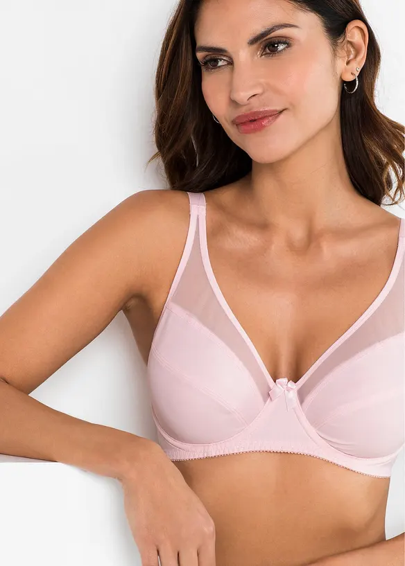 Podprsenka s kosticemi a s&iacute;ťovinou (2 ks v balen&iacute;), bonprix