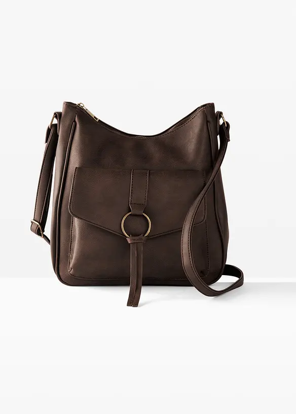 Středně velk&aacute; kabelka přes rameno, s ozdobnou přezkou, bonprix