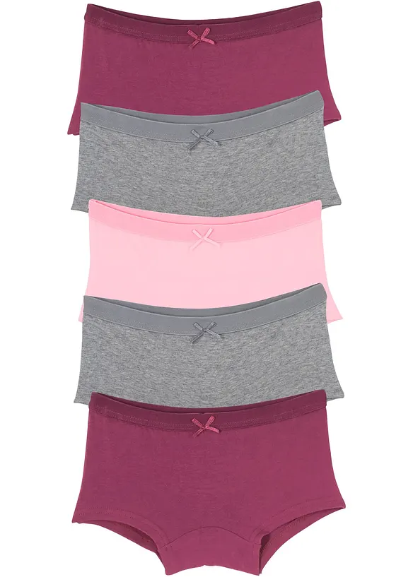 Bokov&eacute; kalhotky s měkkou bavlnou (5 ks v balen&iacute;), bonprix