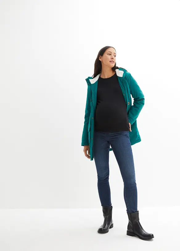 3 v 1 těhotensk&aacute; a nos&iacute;c&iacute; bunda s hebkou pod&scaron;&iacute;vkou, bonprix