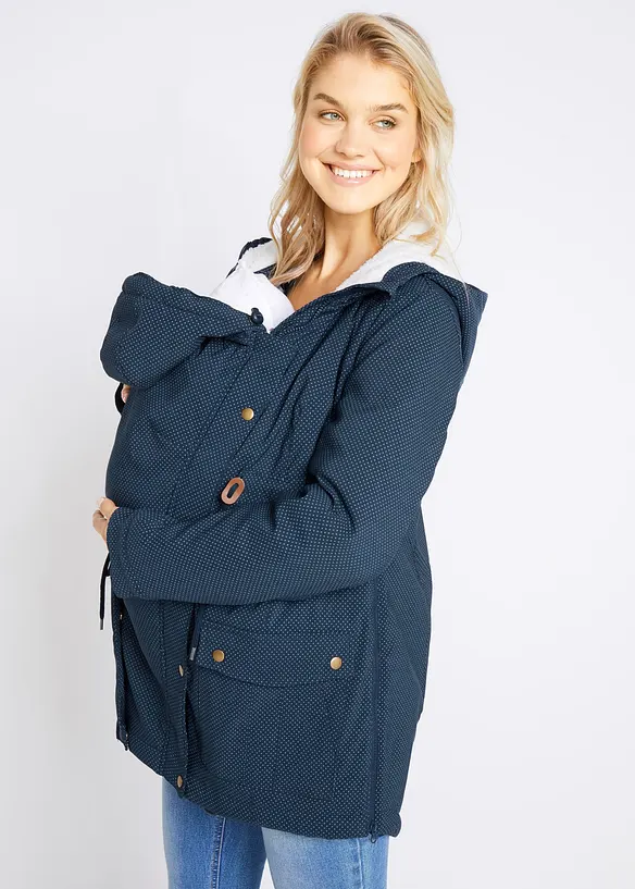 3 v 1 těhotensk&aacute; a nos&iacute;c&iacute; bunda s hebkou pod&scaron;&iacute;vkou, bonprix