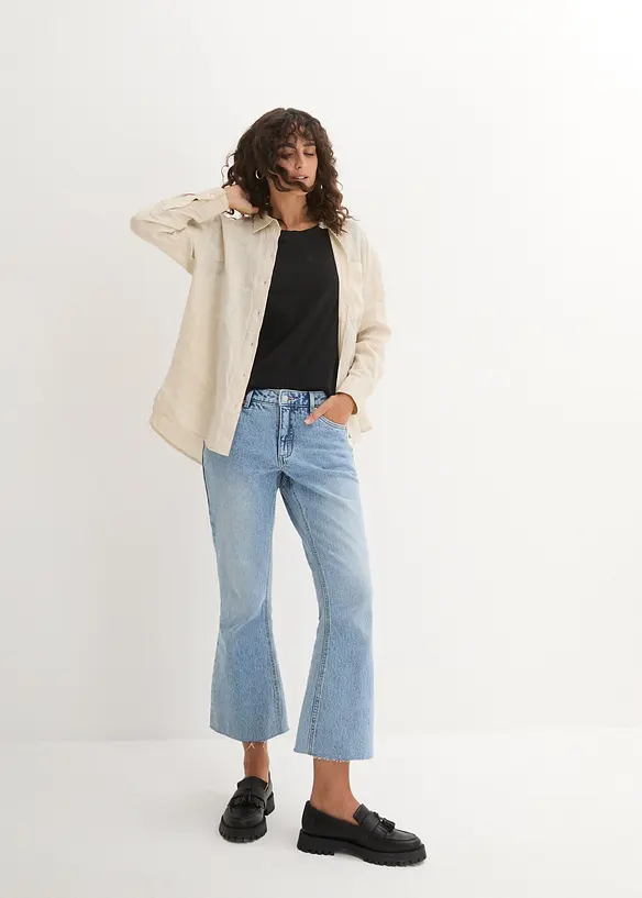 Tričko s kulat&yacute;m v&yacute;střihem (5 ks v balen&iacute;), bonprix