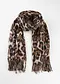 černo-hnědá s leopardím potiskem