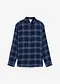 tmavě modrá kostkovaná