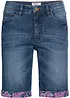 Strečové džínové bermudy, Mid Waist, bonprix