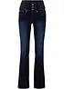 Stahovací džíny High Waist, Bootcut, bonprix
