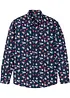 Košile s vánočním potiskem, dlouhý rukáv, bonprix