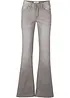 Bootcut džíny Mid Waist, strečové, bonprix