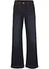Džíny, Wide Leg, Mid Waist, pohodlný pas, bonprix
