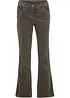 Strečové manšestrové kalhoty, Bootcut, bonprix