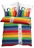 Povlečení s nápisem v Pride barvách, bonprix