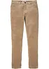Strečové manšestrové kalhoty v pohodlném střihu, Slim Fit, bonprix