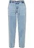 Džíny Barrel Mid Waist, pohodlný pas, bonprix
