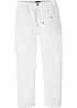 Kalhoty bez zapínání, se lnem, Relaxed Fit, Straight, bonprix
