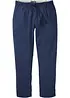 Kalhoty bez zapínání, se lnem, Relaxed Fit, Straight, bonprix