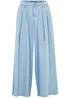 Kalhotová džínová sukně Wide Leg, bonprix