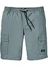 Cargo bermudy bez zapínání, Regular Fit, bonprix
