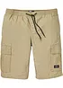 Cargo bermudy bez zapínání, Regular Fit, bonprix