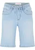 Džínové bermudy Slim Fit Mid Waist, bonprix