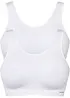 Bezešvý podprsenkový top Feel Comfort (2 ks v balení), bonprix