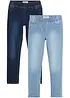 Jeggings Mid Waist (2 ks v balení), bonprix