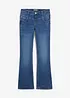 Bootcut džíny Mid Waist, strečové, bonprix