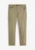 Strečové kalhoty Slim Fit s cargo kapsami, Straight, bonprix