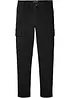 Strečové kalhoty Slim Fit s cargo kapsami, Straight, bonprix