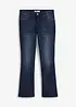 Bootcut džíny Mid Waist, strečové, bonprix