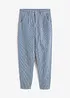 Džíny Barrel s proužky, Mid Waist, bonprix