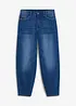Džíny Barrel z organické bavlny, High Waist, bonprix