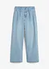 Džíny s pohodlným pasem, Wide Leg, High Waist, bonprix