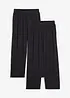 7/8 kalhoty, High Waist (2 ks v balení), bonprix