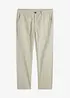 Strečové chino kalhoty Relaxed Fit s organickou bavlnou, Straight, bonprix