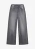 Džíny Wide Leg, High Waist, bonprix