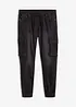Džíny Slim Fit Straight, bez zapínání, z teplákoviny, bonprix