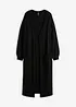 Oversize pletený kabátek v délce midi, bonprix