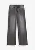 Strečové džíny Wide Leg, Mid Waist, bonprix