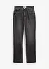 Džíny Straight High Waist, bonprix