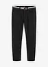 Strečové kalhoty Regular Fit s páskem, Straight, bonprix