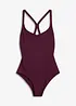 Rychleschnoucí sportovní jednodílné plavky se sportovními zády, bonprix